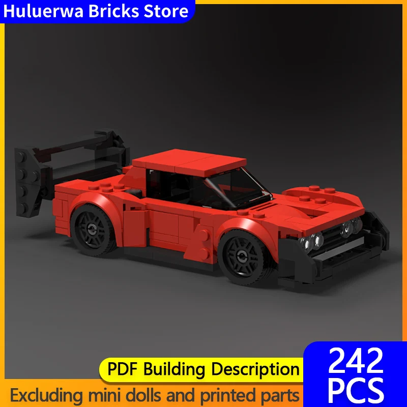 

Модель скоростного гоночного автомобиля MOC, строительные кирпичи, модифицированный спортивный автомобиль, модульная технология, детские праздничные подарки, сборные игрушки