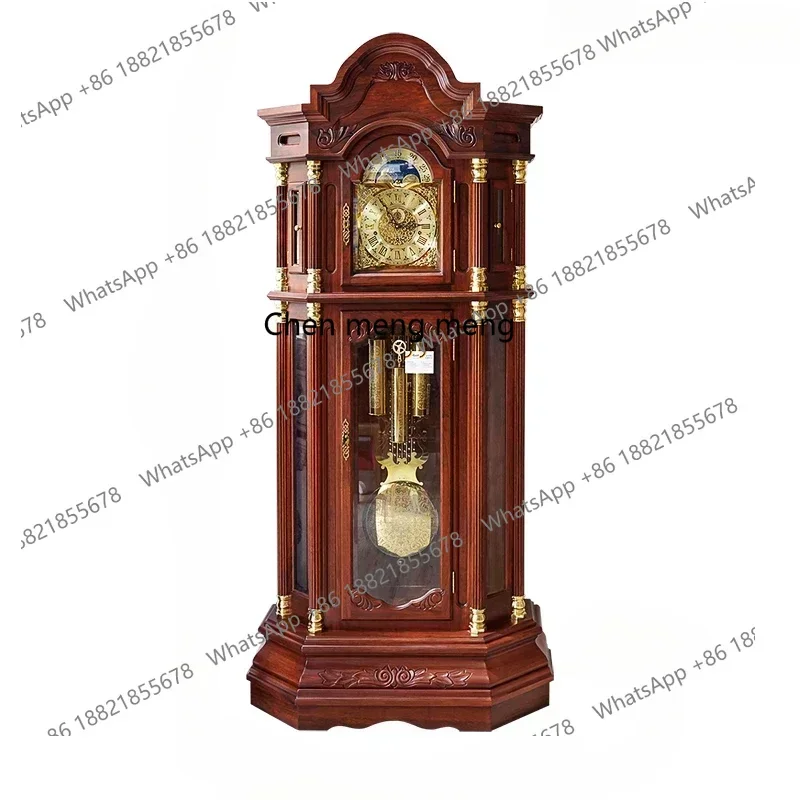 

B178 Mechanical Floor Clock Living Room Home Villa Clock Chinese Retro the Grandfather Pendulum Clock