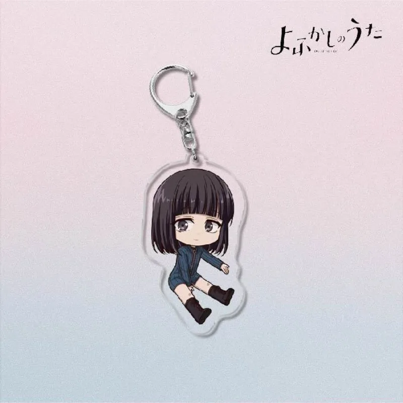 アニメ夜の呼び出しキーホルダー七草なずな山森コウ衣装バッグチャーム装飾誕生日プレゼントコスプレアクセサリー