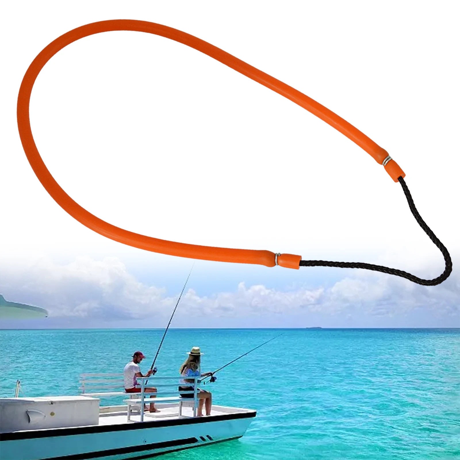 1pc Fishing Harpoon Elastic Rubber Band Catch Sea Fishing Gear Latex Tube With Good Elasticity Hawaiian Sling Eject The Harpoon