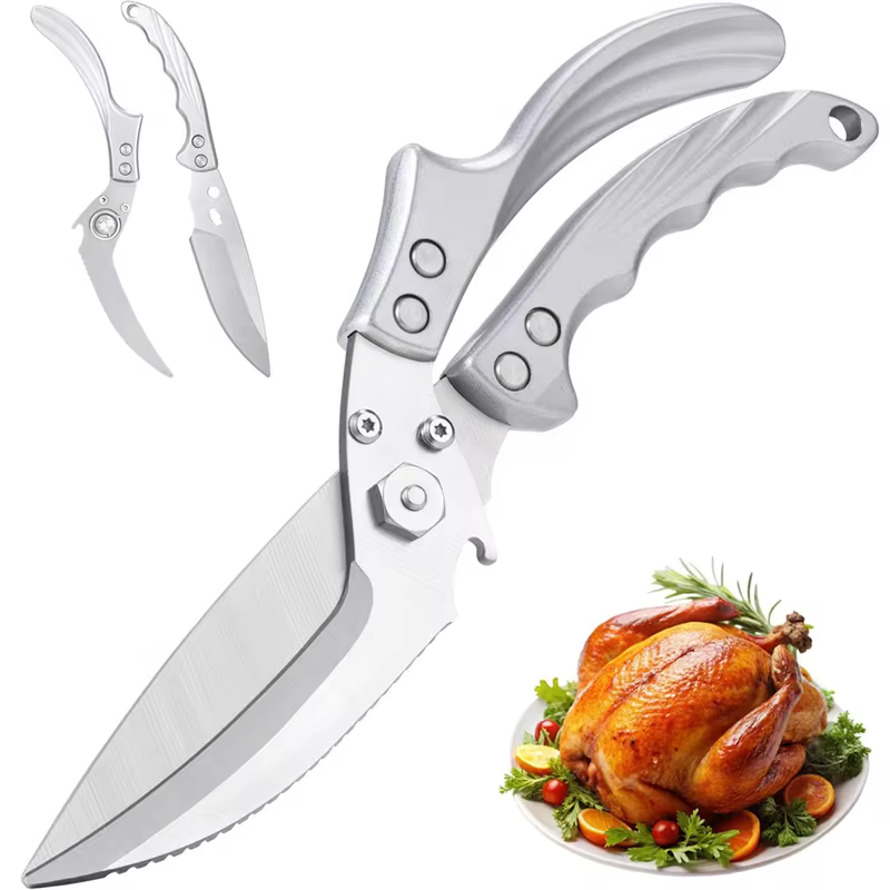Ciseaux de cuisine professionnels en acier inoxydable