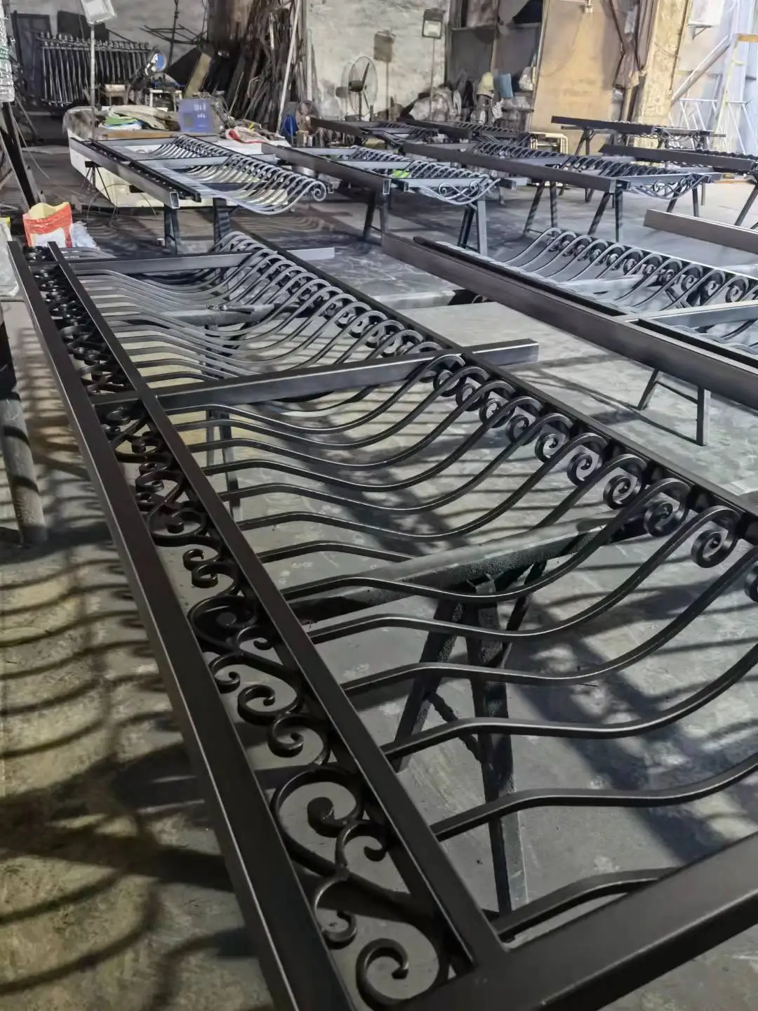 Iron Doors Wrought Iron Forged Scroll Stairs Railings