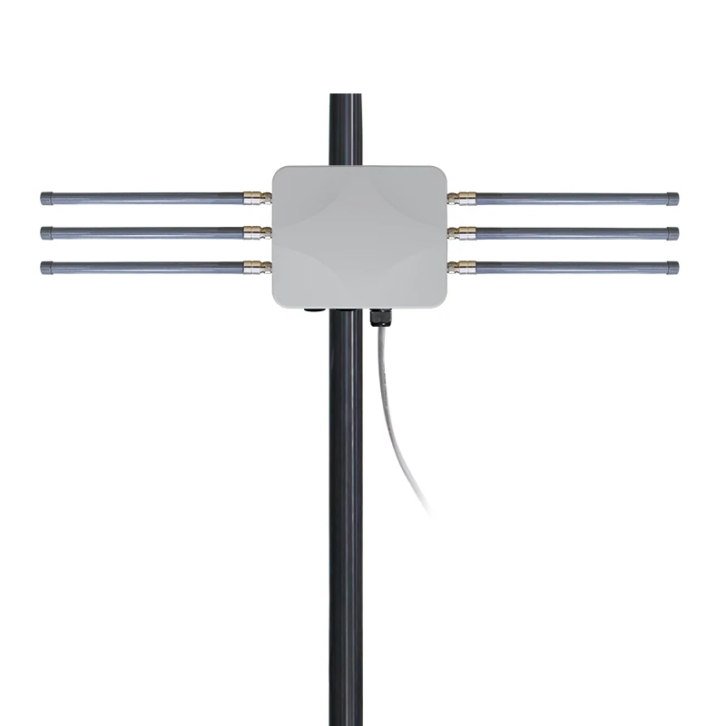 Openwrt Oem Omni direzionale Tri-Band Wi-Fi Gigabit Poe Mu-Mimo Wifi 6 Router wireless Ap a lungo raggio Punto di accesso Wi-Fi esterno