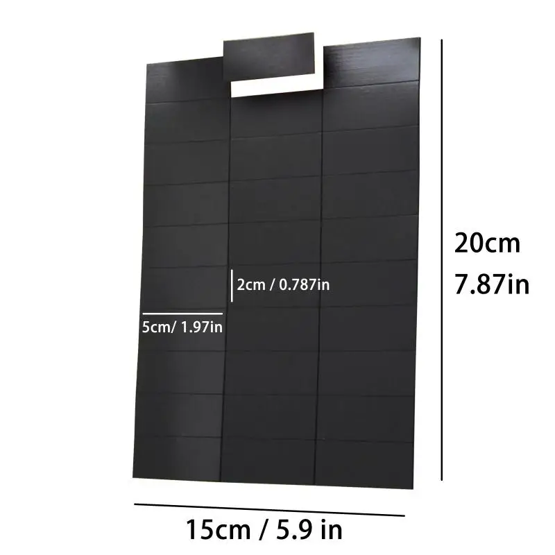 -1Set, Adhesive Backed Magnetic Sheet Multifunctional Multi-Scene Magnetic Stickers, Can Be Used As Refrigerator Stickers