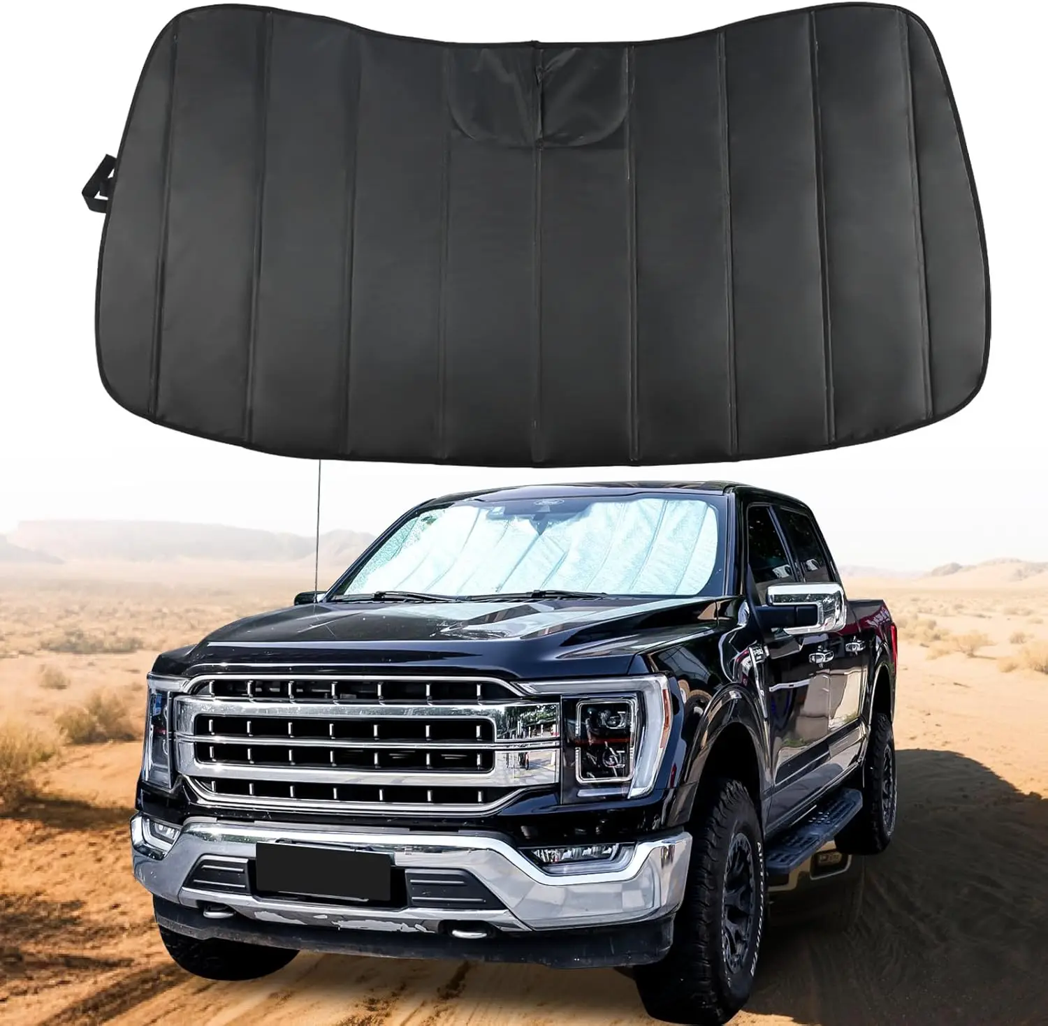 

Солнцезащитный козырек на лобовое стекло подходит для Ford F-150 2021 2022 2023 2024 2025 солнцезащитный козырек на переднее стекло