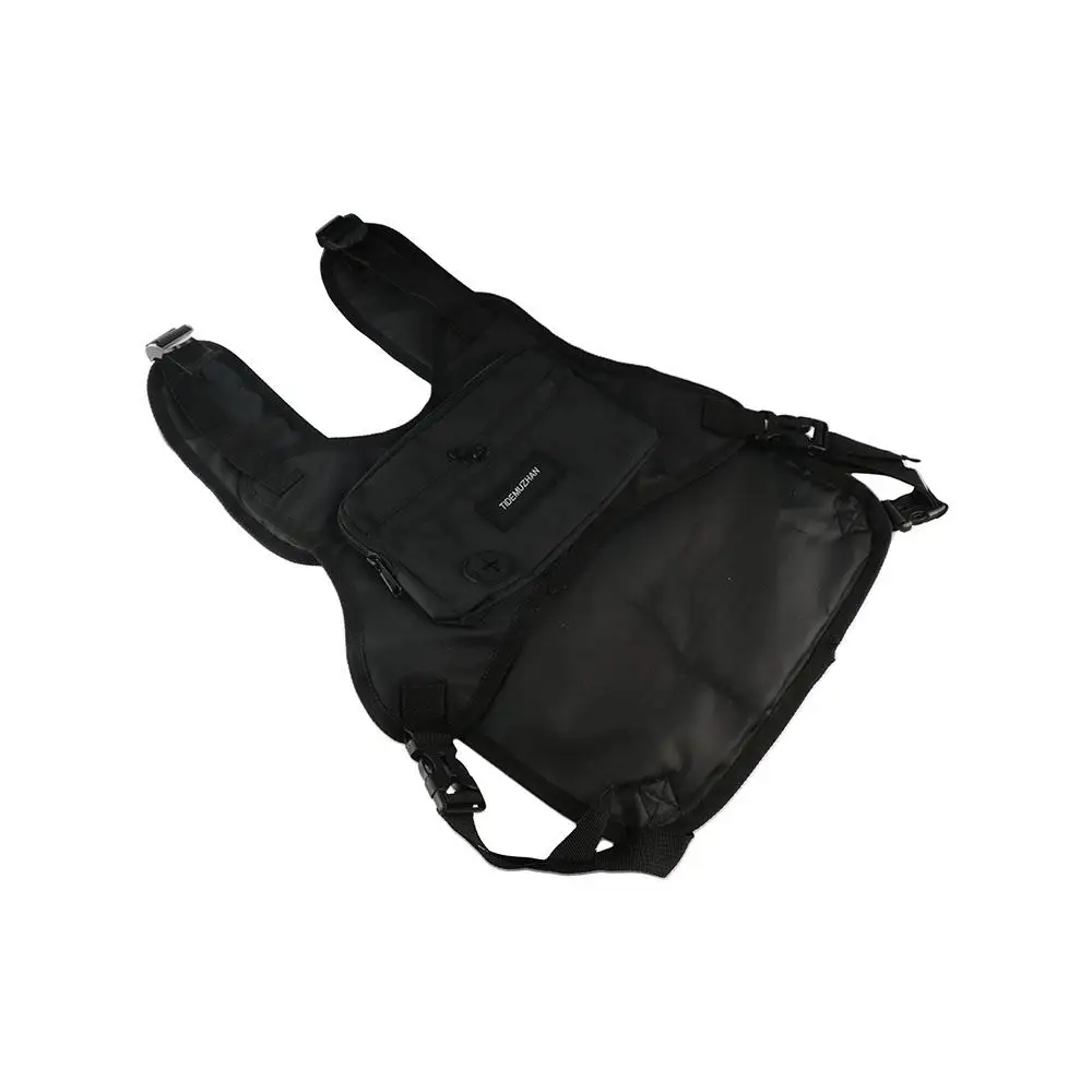Hip Hop Hip Hop Vest Bag Streetwear Functional Streetwear Chest Bag Waterproof Casual Chest Bag Outdoor Sports