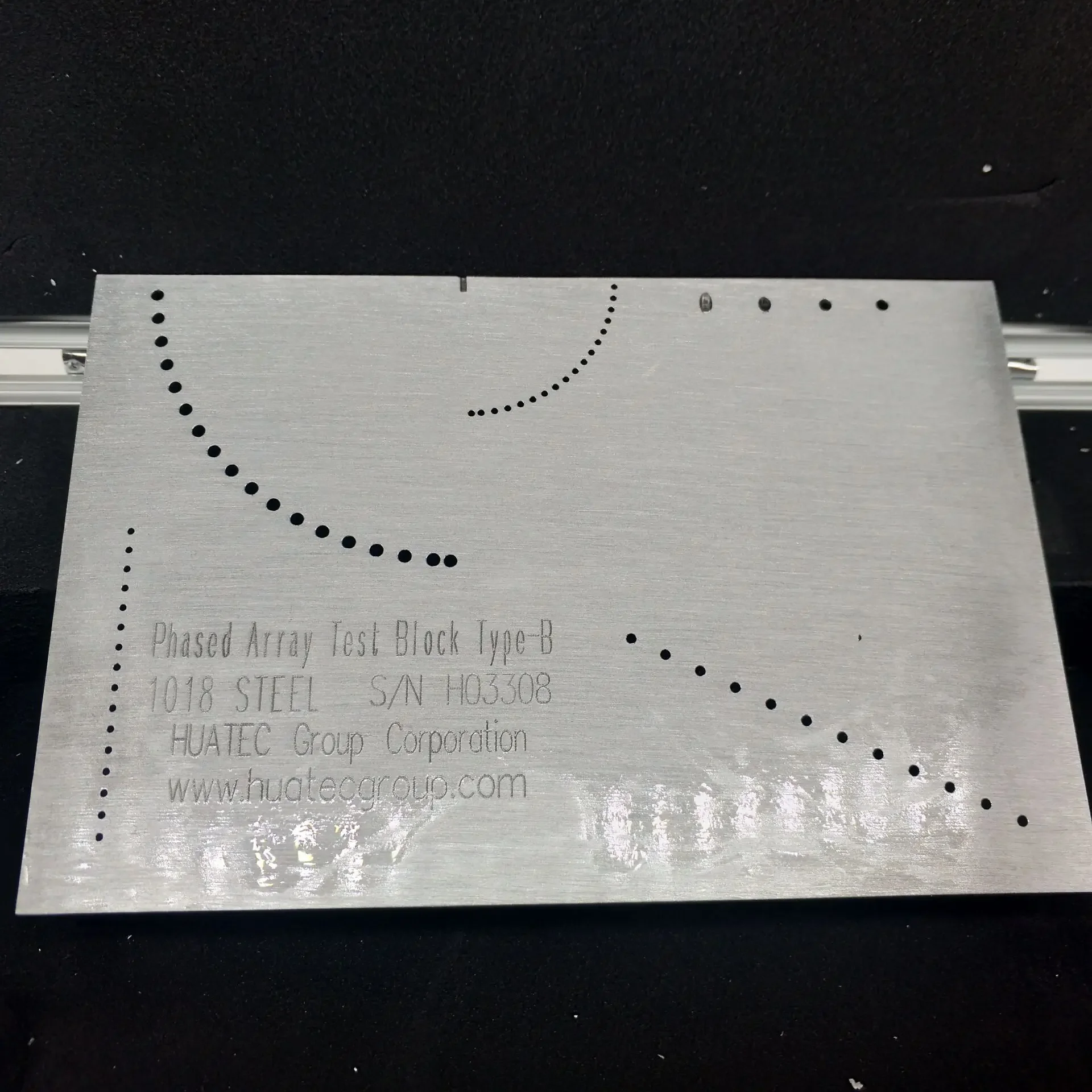 ASTM E2491-2013 국제 표준 위상 배열 교정 블록 A & B 1018 스틸, 공장 직접 공급