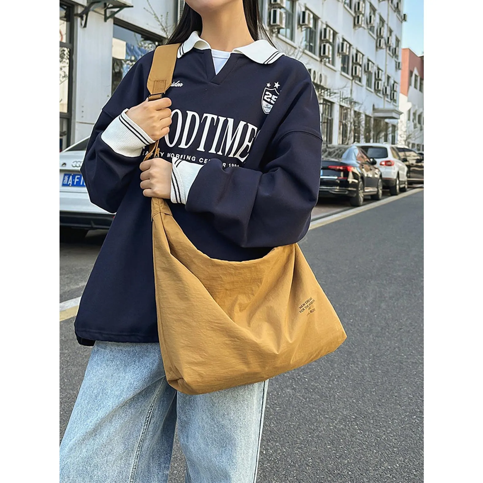 

Lightweight crossbody bag for boys 2025 new trendy brand fashionable travel backpack waterproof simple shoulder bag for women