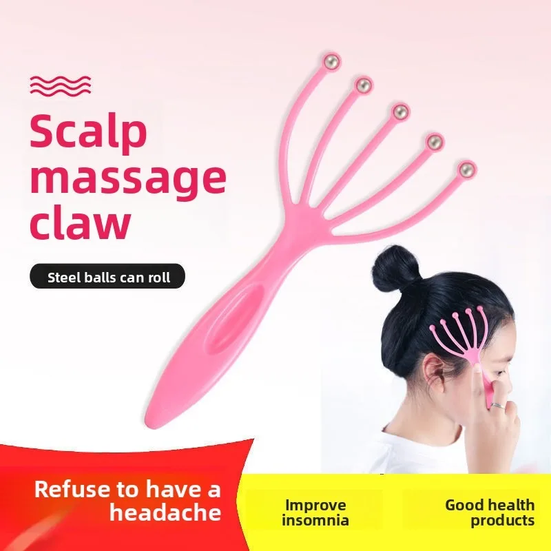 Scalp Massage Claw–Imitation Finger Massager for Headache & Stress Relief, Durable One-Piece Molding