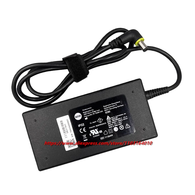Oryginalny zasilacz MDS-080AAS12 A 12V 6.67A 80W do PHILIPS Dorma 200 500 CAX500T12 DreamStation, zasilacz ADE022 1118499