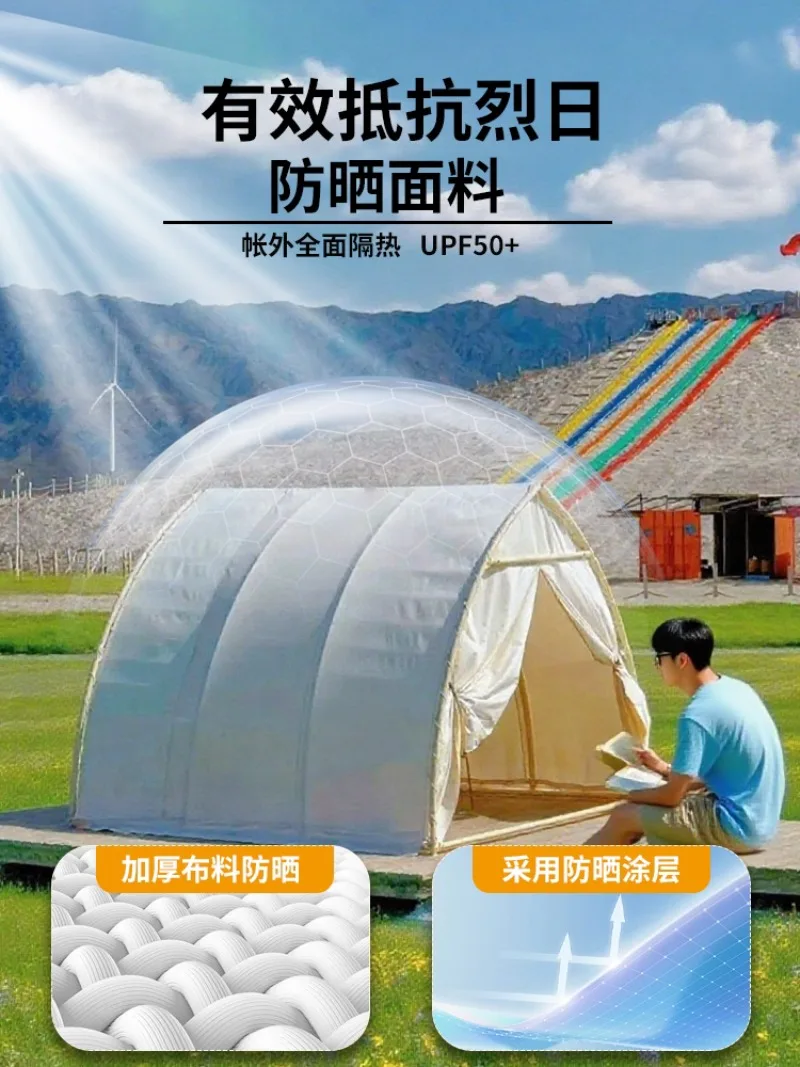 Outdoor sailing tents, rainproof barbecues, catering scenic spots, rooftop homestays, camping cabins, bars, hotels, hot pots