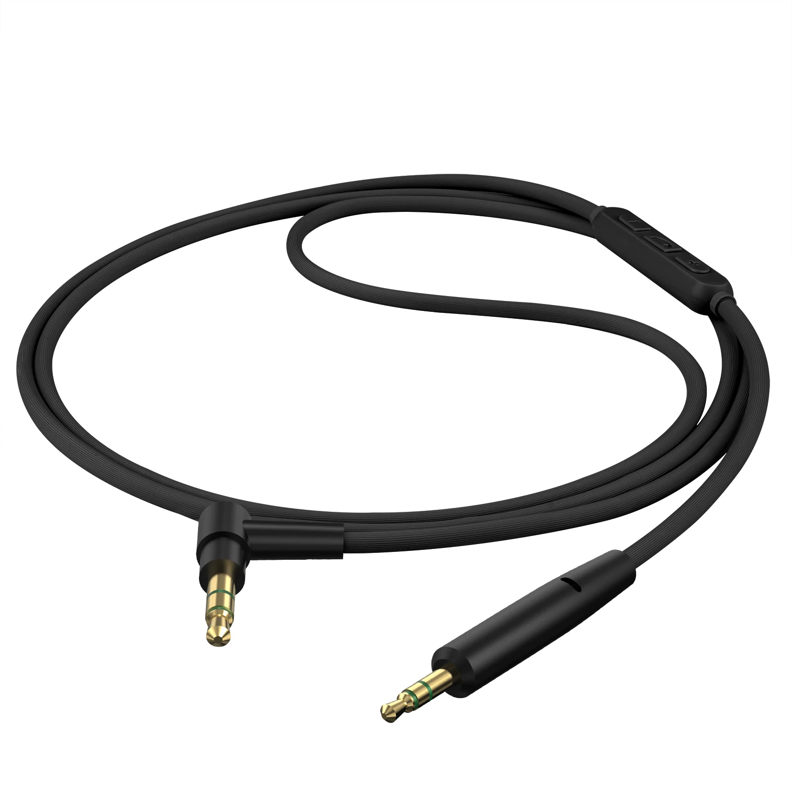 Geekria Audio Cable with Mic Compatible with Sennheiser Momentum 4, PXC 550, PXC 550 II, ACCENTUM Plus Headphone Cable (1.2 m)