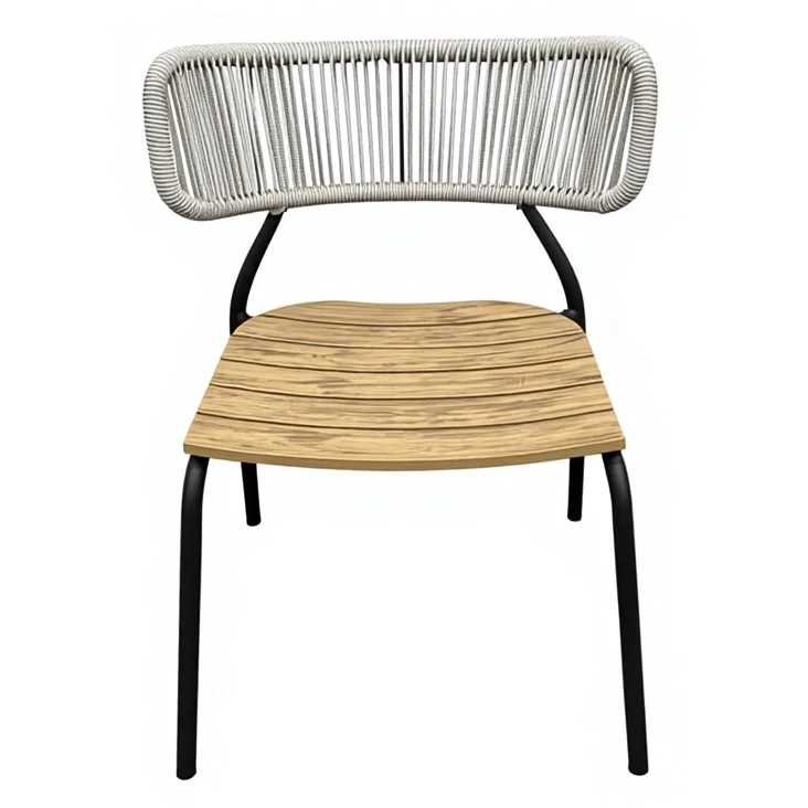 Immagine 5: Sedia da Giardino in Rattan di Alta Qualità per Interni ed Esterni, per Caffè, Ristoranti e Hotel