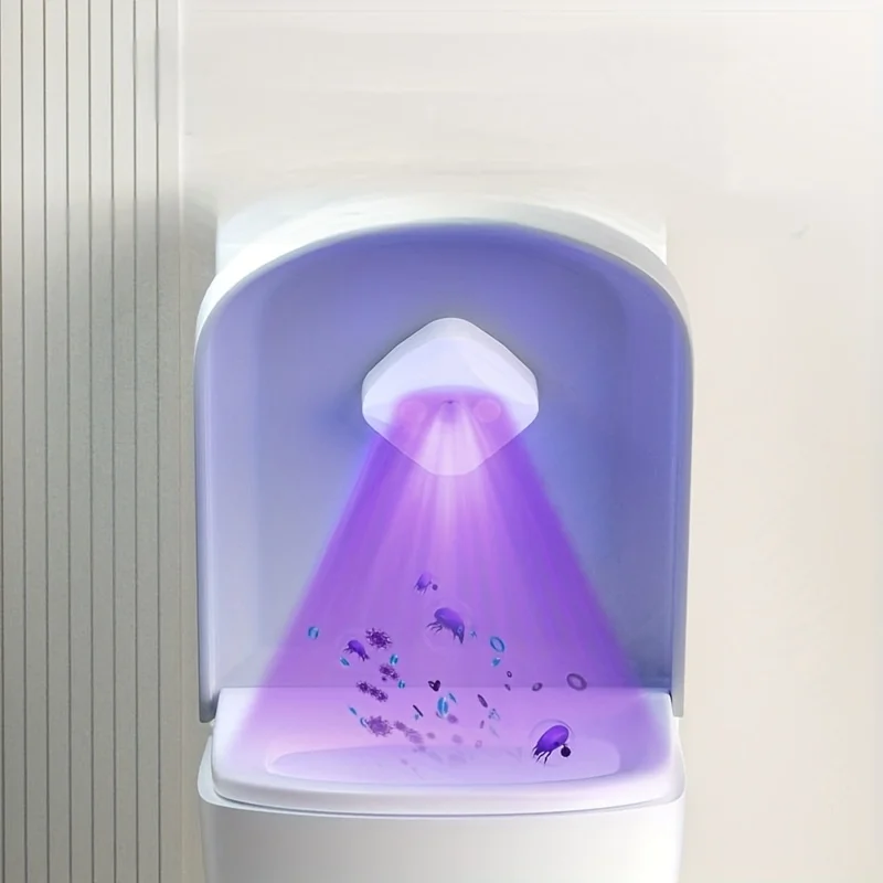 منزلي لتنقية الهواء في المرحاض، جهاز إزالة رائحة المرحاض، مصباح استشعار ذكي