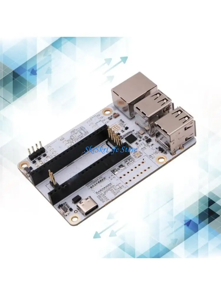 

E65E расширение модуль для молока v Linux с RJ45 Ethernet USB Hub Type-C Замена адаптерной платы разъема