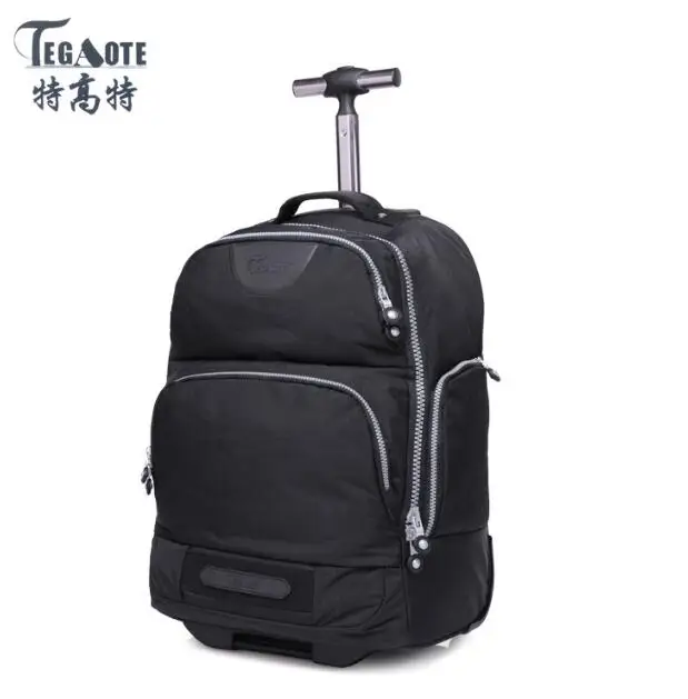 20 inch Travel trolley Bag large capacity Travel Wheeled Bag  Camouflage School Rolling Backpack bag Luggage Trolley Laptop Bag