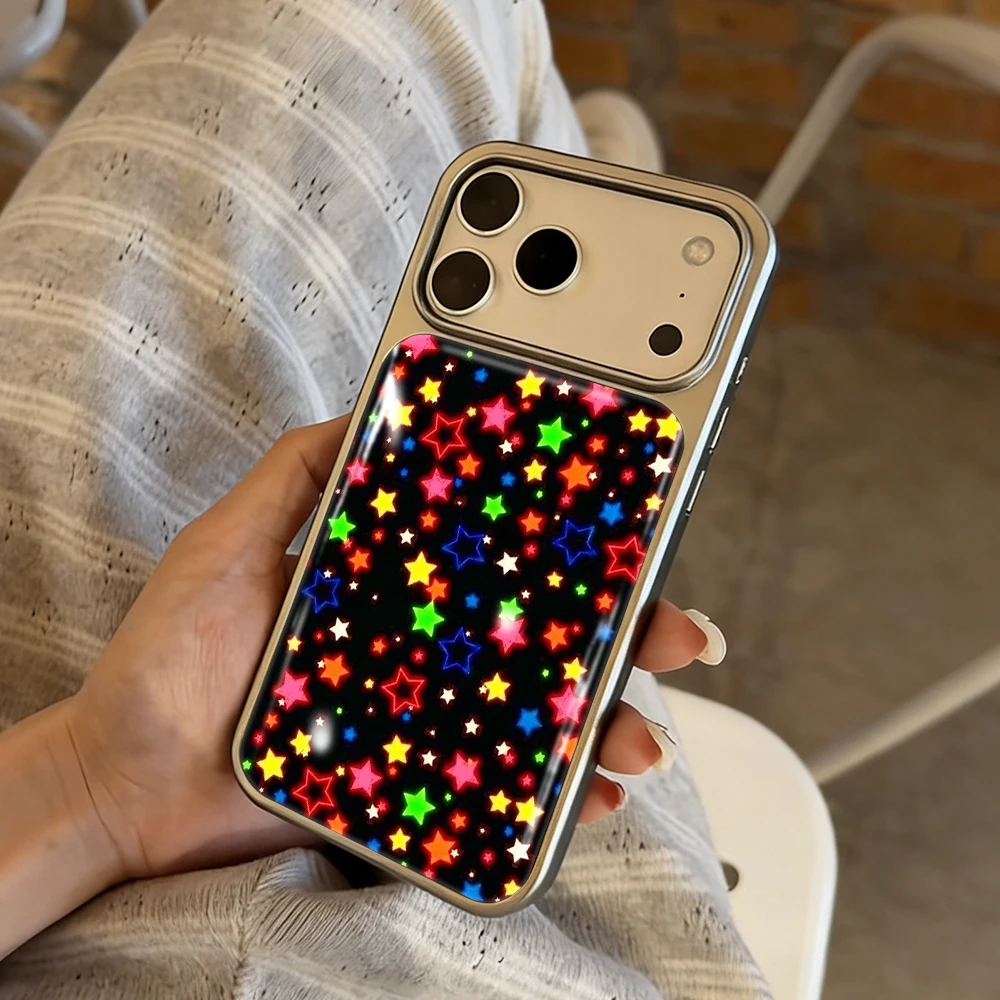 Neue Meteor Star Drop Glue INS Hülle für iPhone 15 17 13 Pro Max Phone 11 12 13 ProMax 14 15 16 Plus Hüllen Stoßfest Niedliche Coque – Detail 10
