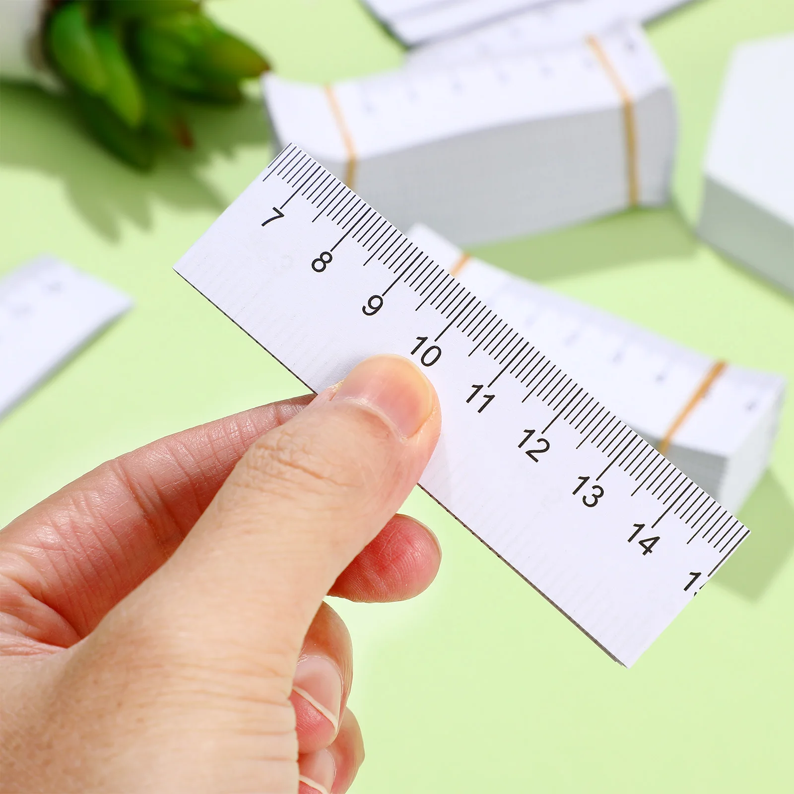 

100Pcs Paper Tape Measure Double Scale Disposable Flexible Body Ruler for Head Waist Hip Wound Measurement Tape Measure Body