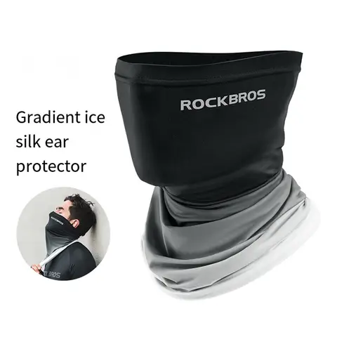 ROCKBROS Ice Silk Solskyddsmask Anti-UV Vindtät Absorberar Svett Andningsbar MTB Motorcykel Fiske Löpning Cykling Friluftstillbehör 8 best sales RockBros-mask - №6