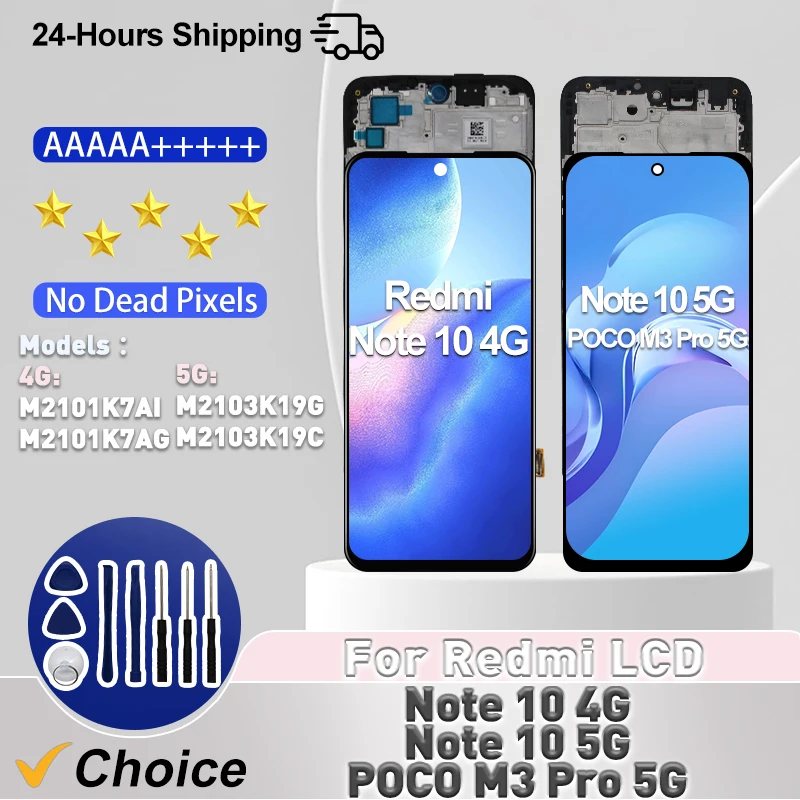 �y�Z�[�����zXiaomi Redmi Note 10, 4g,5g,m2101k7ai�p�̃V���[�V�t�������p�^�b�`�X�N���[��