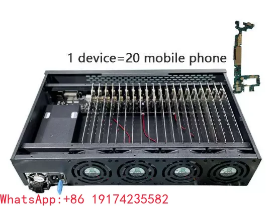 P30 Mobile Phone Farm Box For S8 S10 OTG Hub Smart Control Multi Port
