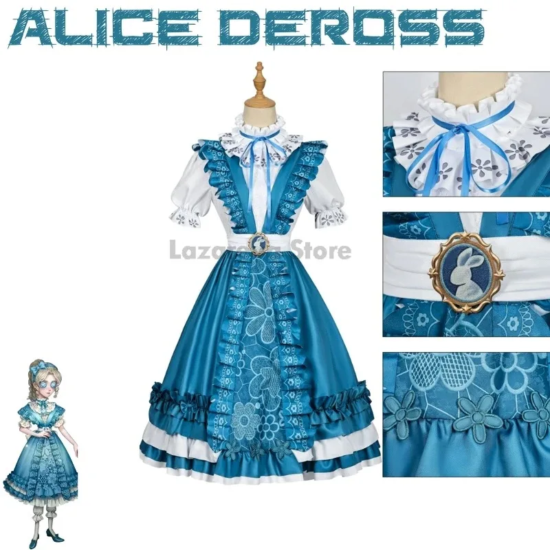 Костюм для косплея Identity V One Character Survivor DeRoss Reporter The Star Of Interpretation Alice In Dream, игровой набор Костюм для косплея Identity V One Character Survivor DeRoss Reporter The Star Of Interpretation Alice In Dream, игровой набор