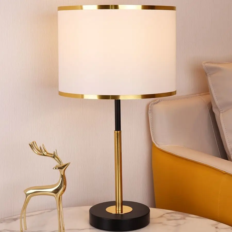 

New Nordic light luxury bedroom bedside lamp touch warm romantic ins girl creative decorative desk lamp