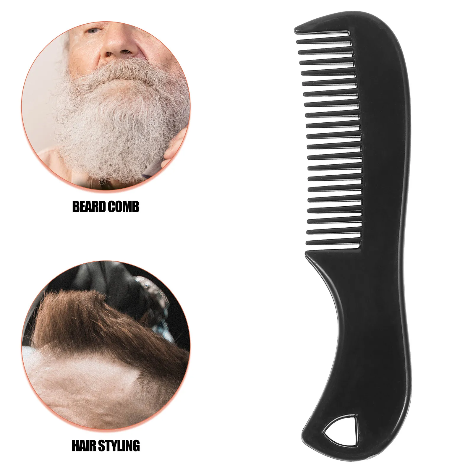 10Pcs Beard Comb Mens Compact Pocket Travel Comb Grooming Accessory for Beard Hair Mustache Care Mens Combs for Hair