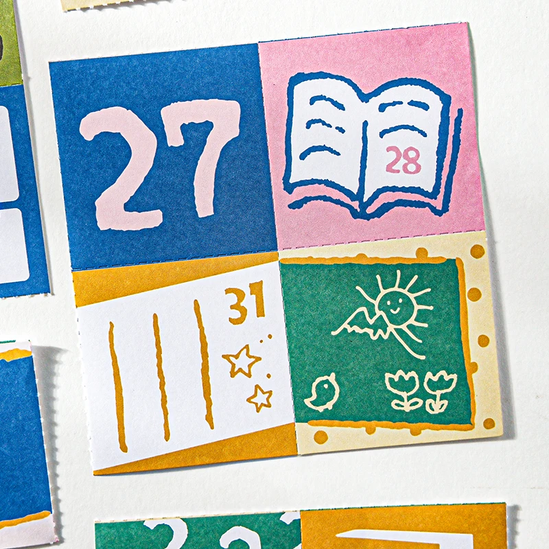 

4 листа Ретро Ins Art Journal декоративная линия муравьи материал бумага креативный справочник коллаж DIY скрапбук эстетическая крафт-бумага