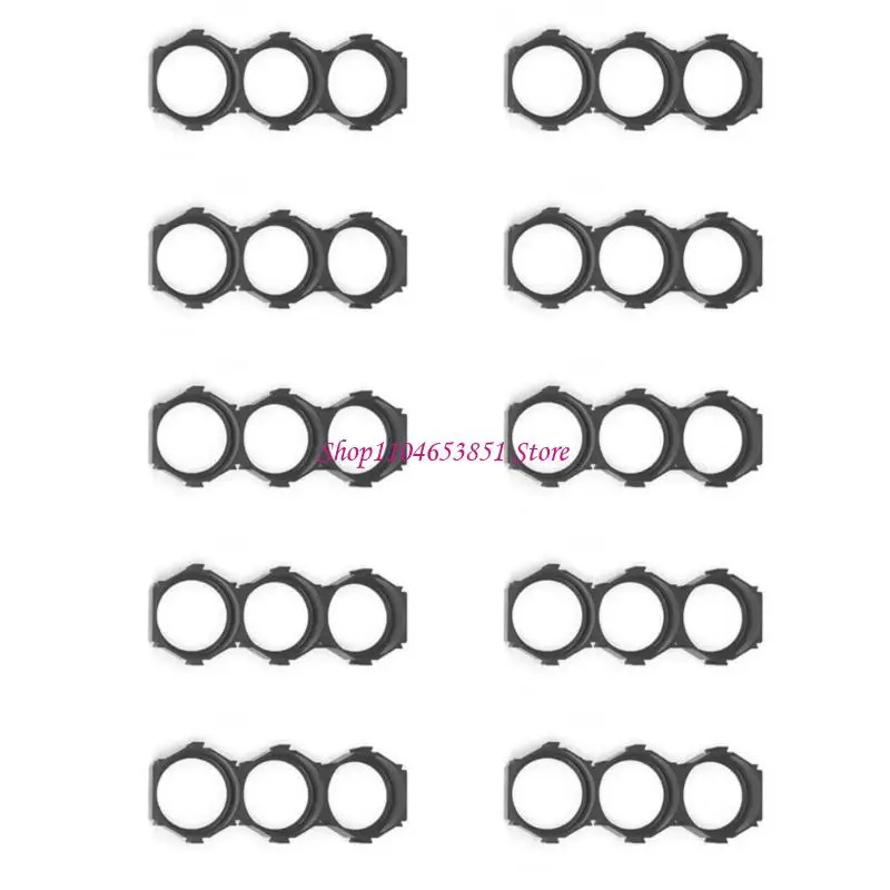 10pcs مرنة 18650 حامل بطارية بطارية مضاد للبطارية قوس حزمة البلاستيك #4