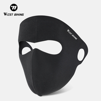 WEST BIKING Windproof Cycling Mask Warm Breathable One-Piece Face Mask for Men And Women Dustproof Sports Hiking Face Cover