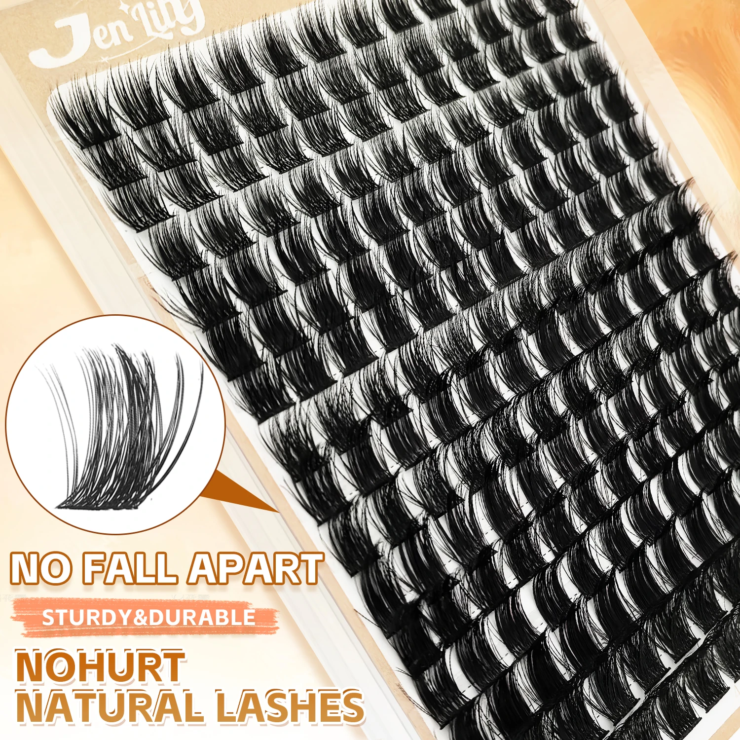 ボリュームラッシュキット – 究極のふわふわ感のための192個のクラスター！ パーティーレディな魅力で、目を引くメイクアップを演出しましょう