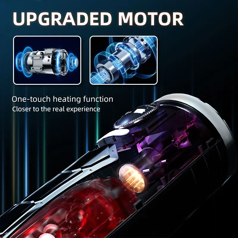 ذكي الظاهري شخص حقيقي صوت التلقائي مص ذكر الاستمناء الاهتزاز التدفئة المهبل جهاز استمناء الجنس لعب