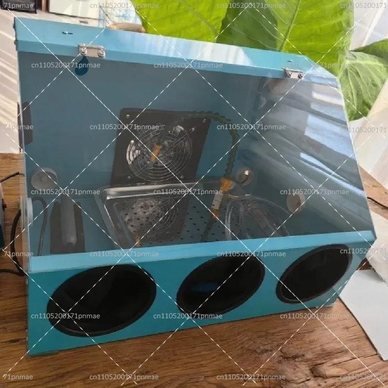 Electric Metal Polishing Dust Enclosure Grinding Box DIY Craft Dust Collector for Jade Jewelry Wood Engraving