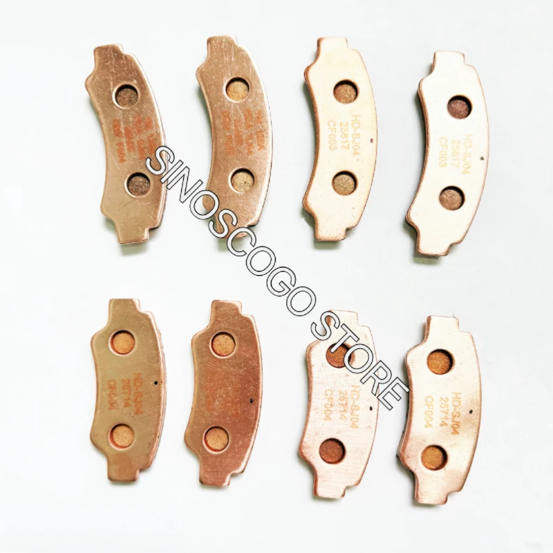 

Sintered Front Rear Brake Pads For CFMoto CForce UForce ZForce 450 500 600 800 950 1000 ATV SSV Overland 5HYV-0811A0/5HYV-0813A0