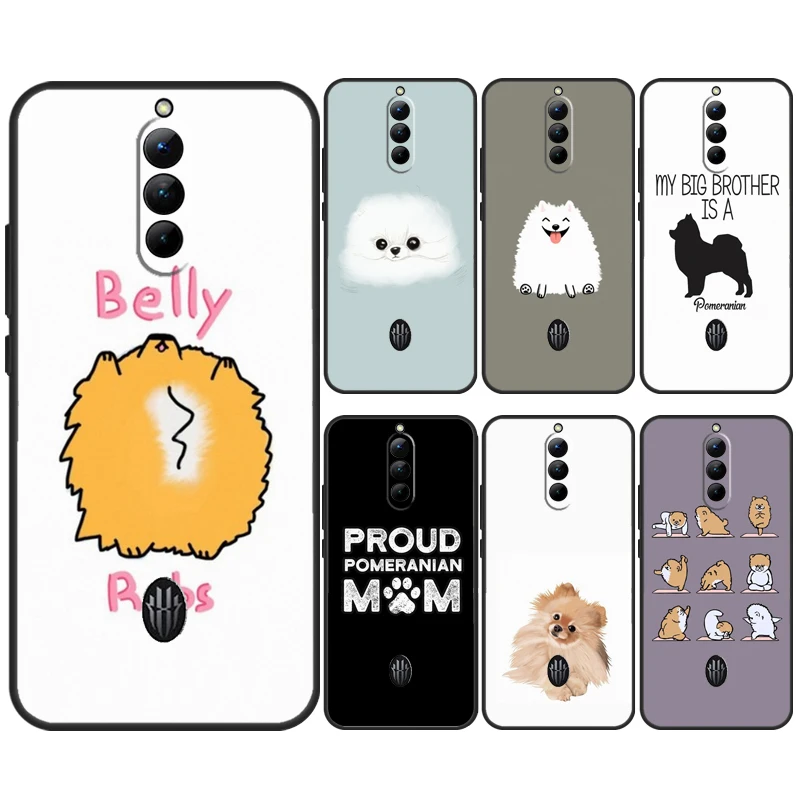 Pomeranian Dog Yoga Case For Nubia Red Magic 9 Pro Plus Red Magic 8 Pro Plus 5G 5S 6R 6 7 6S 7S 8S Pro Cover