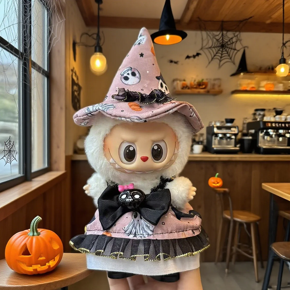 

【No Doll】Plush Doll's Clothes Halloween Party Themed Outfits for Labubu Halloween Clothes pumpkin Dress Set Clothes Gifts