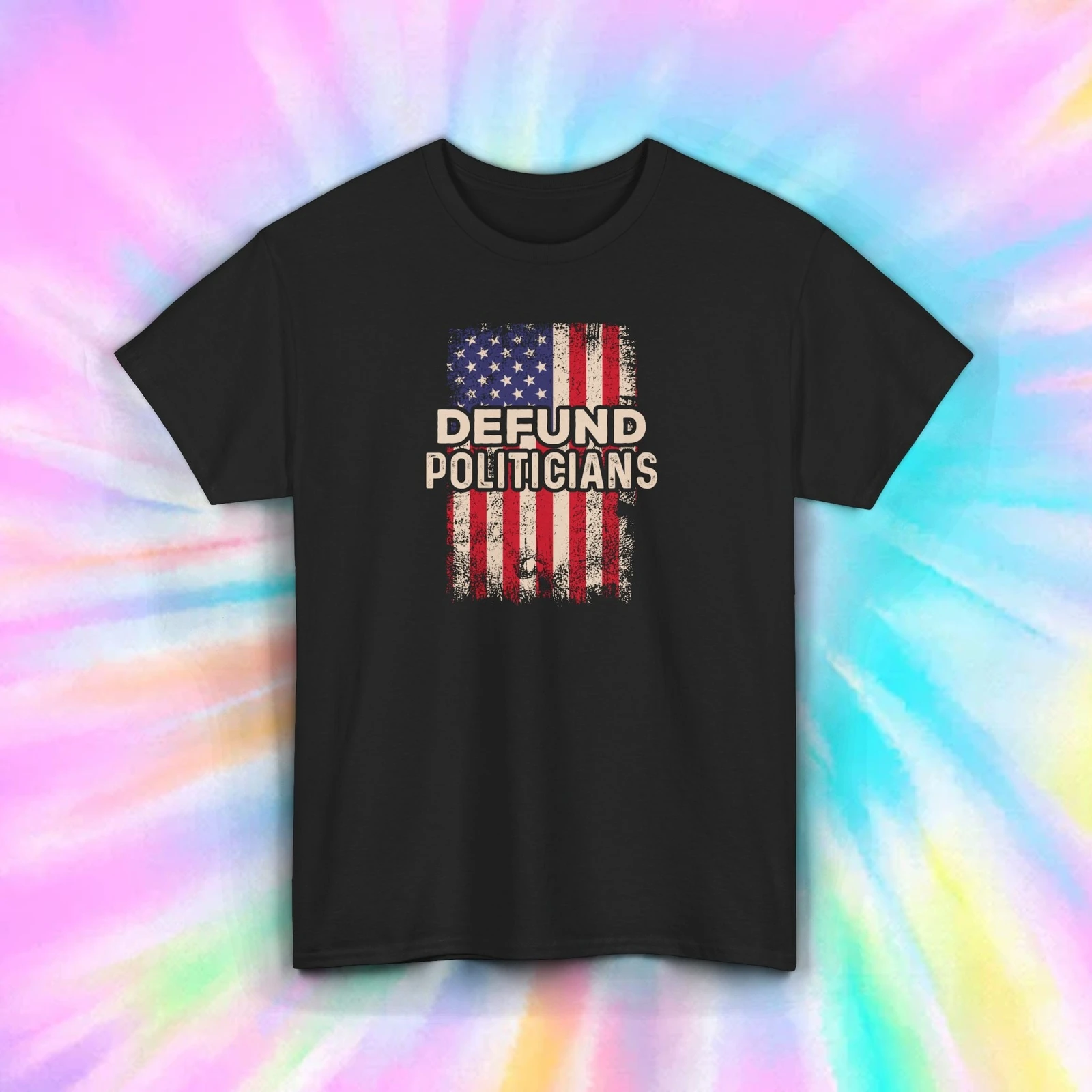 Defund politique chemise patriotique drapeau américain déclaration politique t-shirt S-5XL