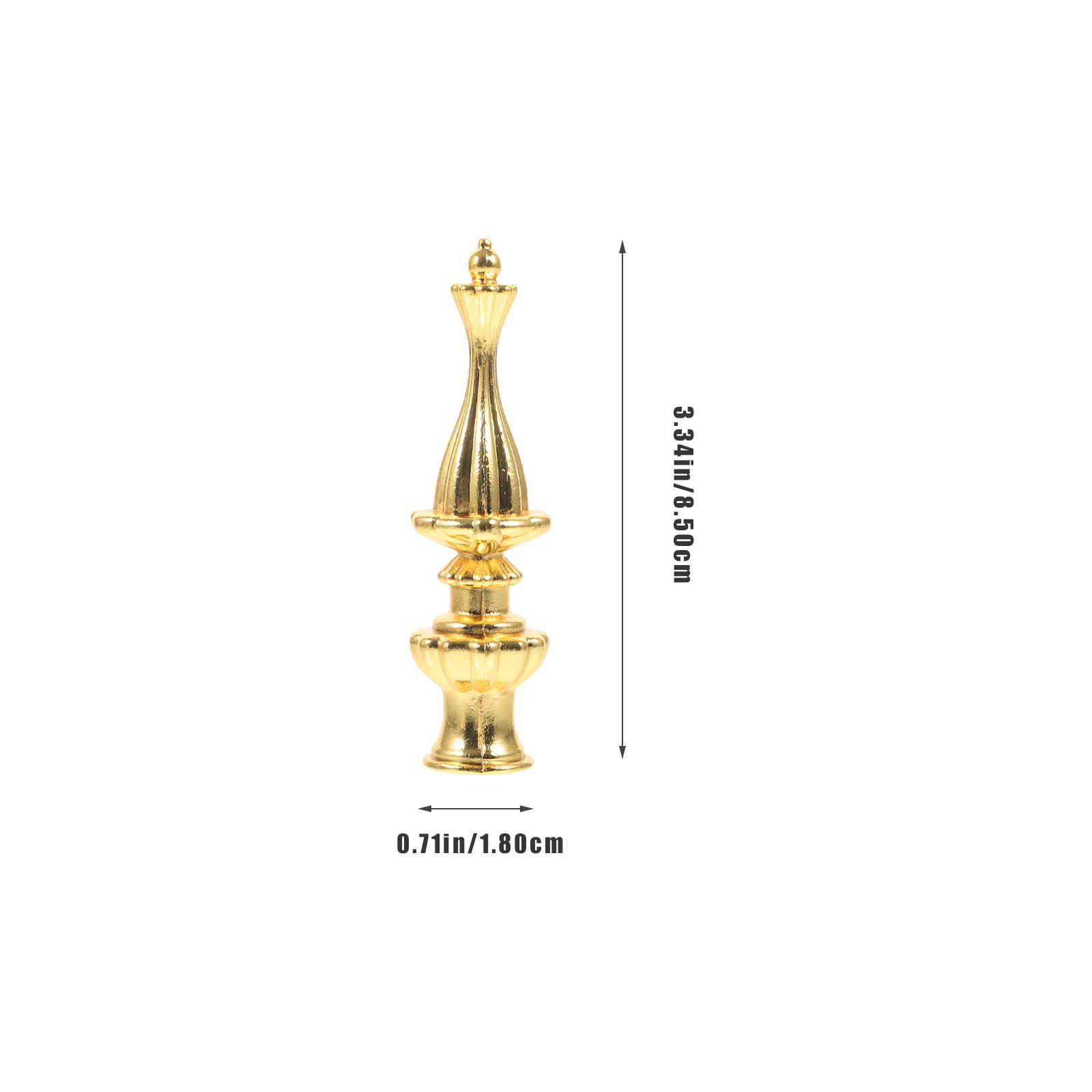 4 قطعة مصباح ممتاز غطاء نهائي مقبض معدني لطاولة الأرضية لمبة مكتب غطاء علوي مزخرف قوي على المدى الطويل استخدام الطراز الحديث