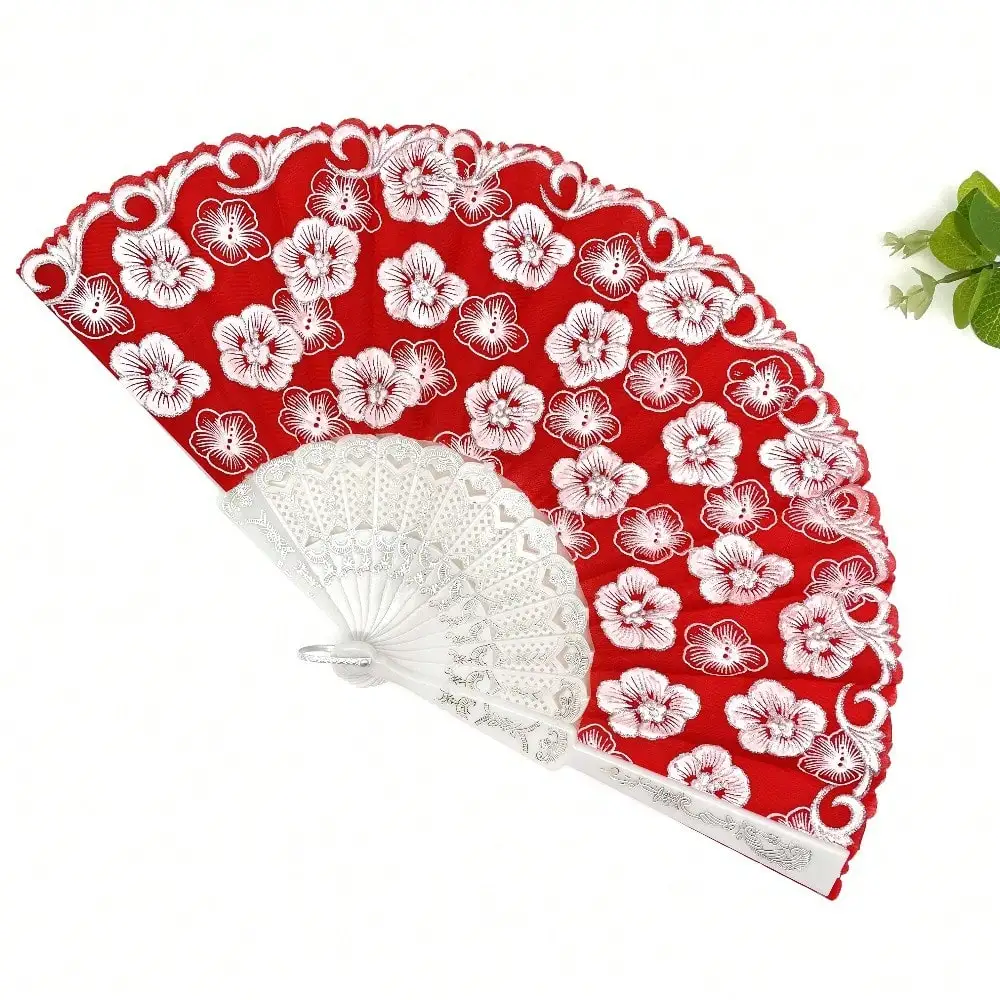 12-Piece Botanical Breeze Folding Fan Collection, Decorative Hand Fans for Celebrations, Events, Performances & Guest Favors