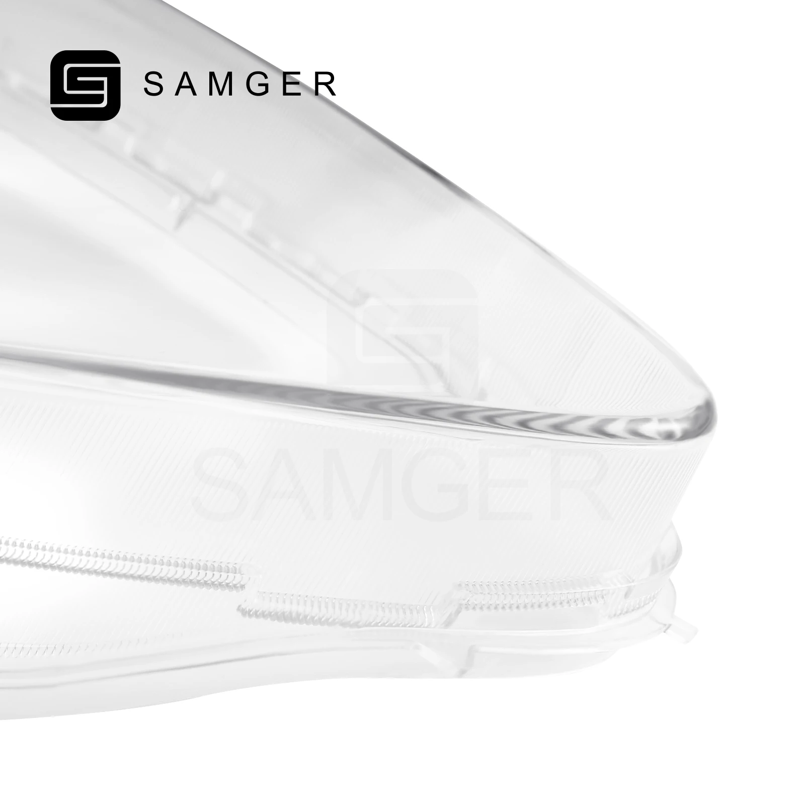 Samger 1 Pair Headlight Lens Cover Headlamp Lens Plastic Shell Cover Headlight Assembly Replacement For Corvette C6 2005-2013