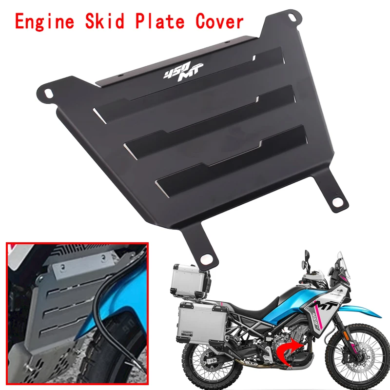 

Аксессуары для мотоциклов, защитная пластина двигателя, подходит для CFMOTO 450 MT 450MT MT 450 2024 2025, передняя защитная крышка двигателя