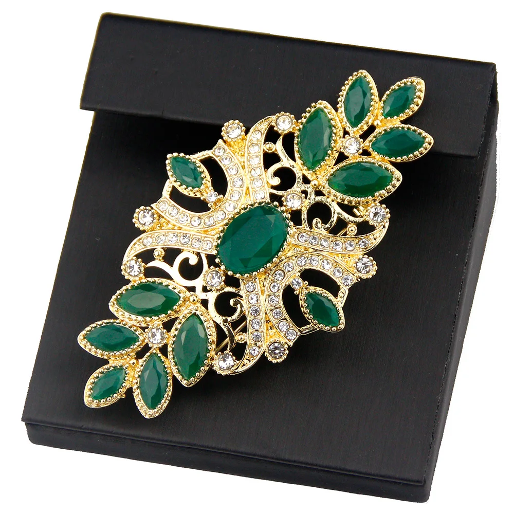 Elegent Algeria Morocco Colorful Brooches For Women Ethinc Wedding Jewelry Bohemia Baroque Scarf Caftan Brooch Pins
