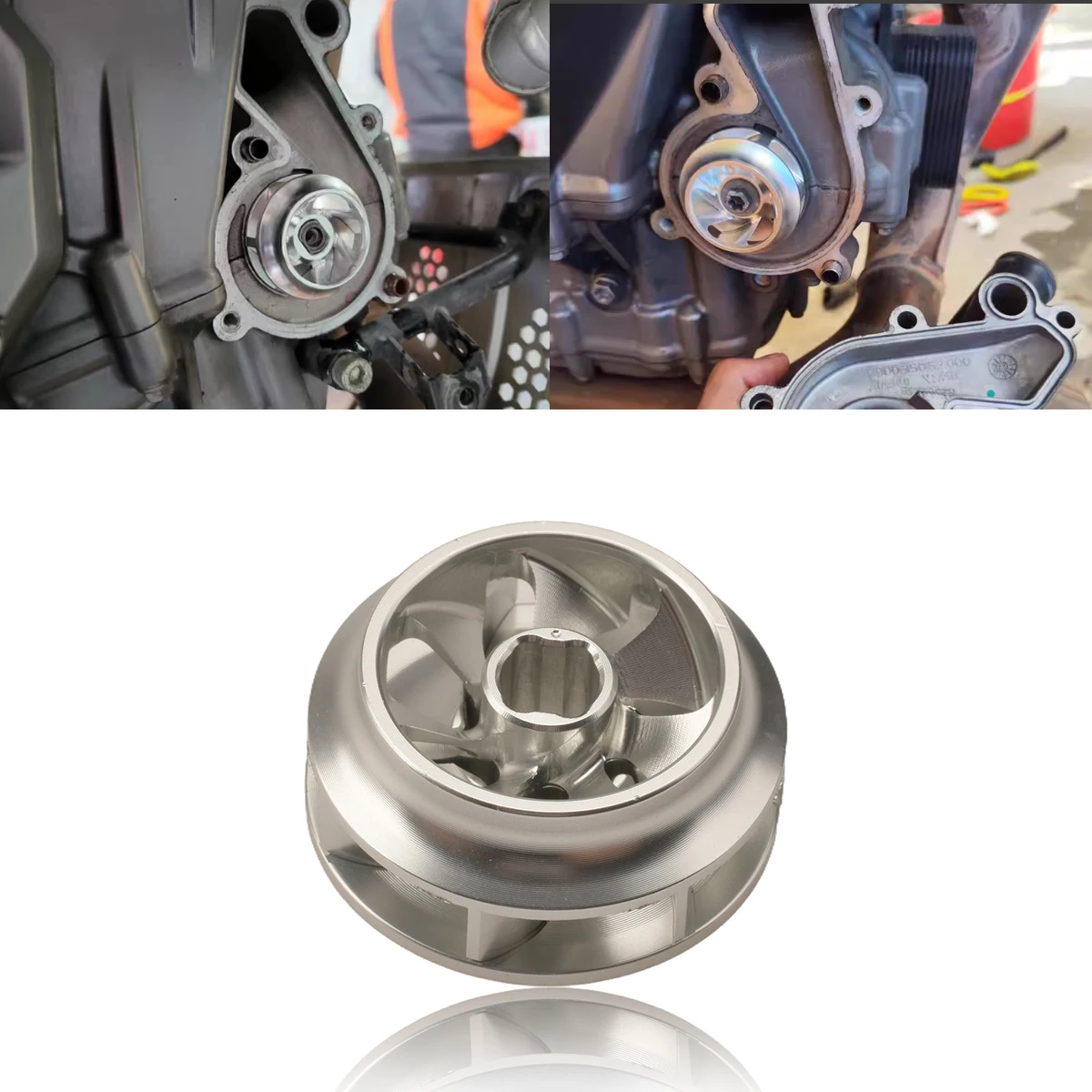 

Motorcycle Water Pump Cooler Impeller Turbine Split For Husqvarna TC TE 250 TX TE 300 For GasGas MC 250 For KTM EX EC 250 300