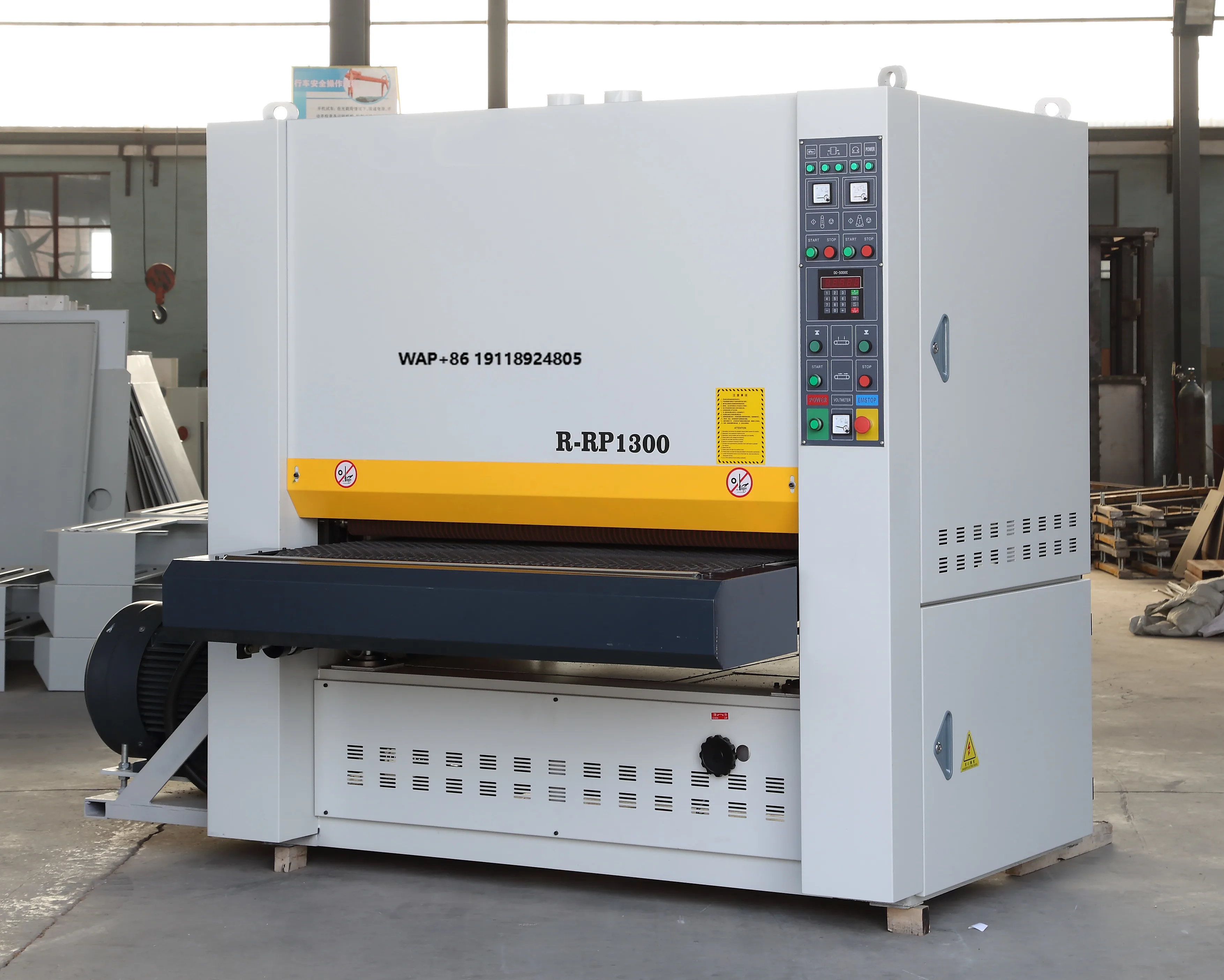 1300mm R-RP Wide Belt Wood Working Hand Door Sanding Washing Making Machine for Woodworking