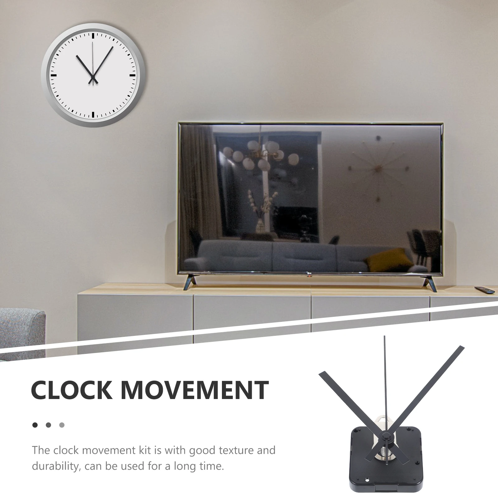 

1 set Durable Wall Clock Movement Plastic Mechanism Kit for DIY Repair Tools High Precision Replacement Parts Clock