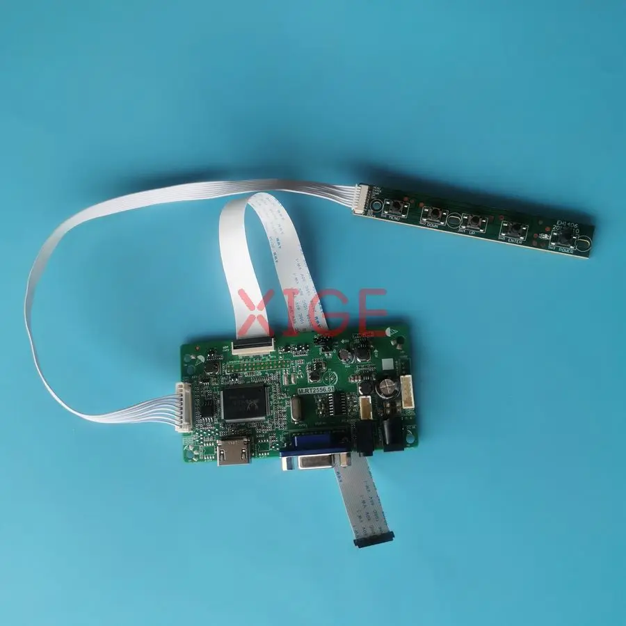 

For B156XTN07 B156XW04 B156XTN08 G156XTN02 Matrix Controller Drive Board Kit Laptop Display VGA+HDMI 1366*768 1366x768 30Pin EDP