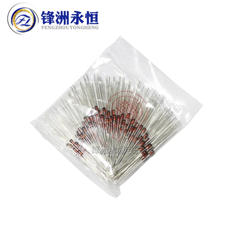 250pcs 1W Zener diode DO-41 3V 3V3 3V6 3V9 4V3 4V7 5V1 5V6 6V2 6V8 7V5 8V2 9V1 10V 11V 12V 13V 15V 1N4733A 1N4742A 1N4728A