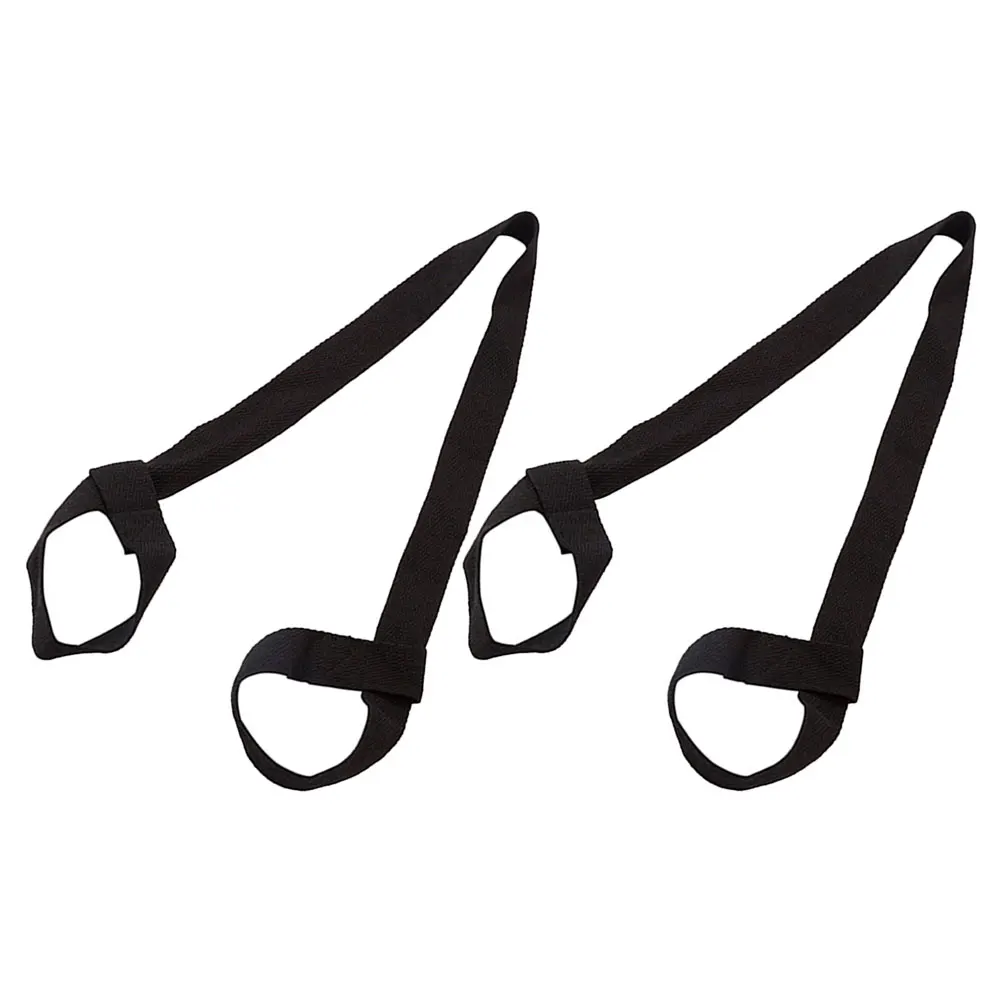 2 قطعة الأشرطة الكتف قابل للتعديل اليوغا حصيرة الناقل زلاجات دوارة لاش النايلون حزام متعدد الأغراض حبال للثلج