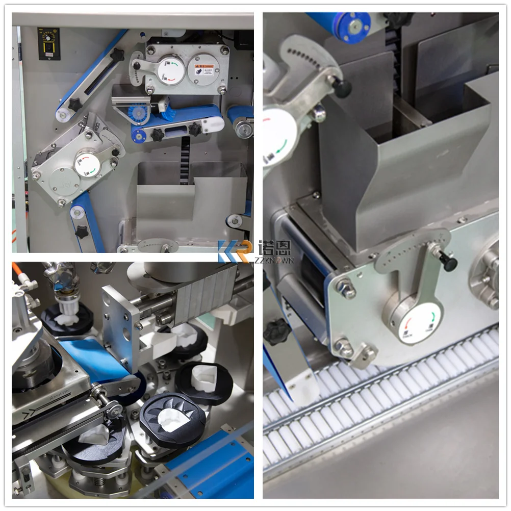 ماكينة صنع الطعام الأوتوماتيكية من جيوزا، ماكينة صنع الزلابية الكهربائية على البخار، ماكينة صنع زلابية رافيولي وونتون